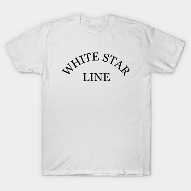 White Star Line CREWMAN'S REPLICA DESIGN RMS TITANIC Departure 1912 /// Titanic Merch T-Shirt by Vladimir Zevenckih